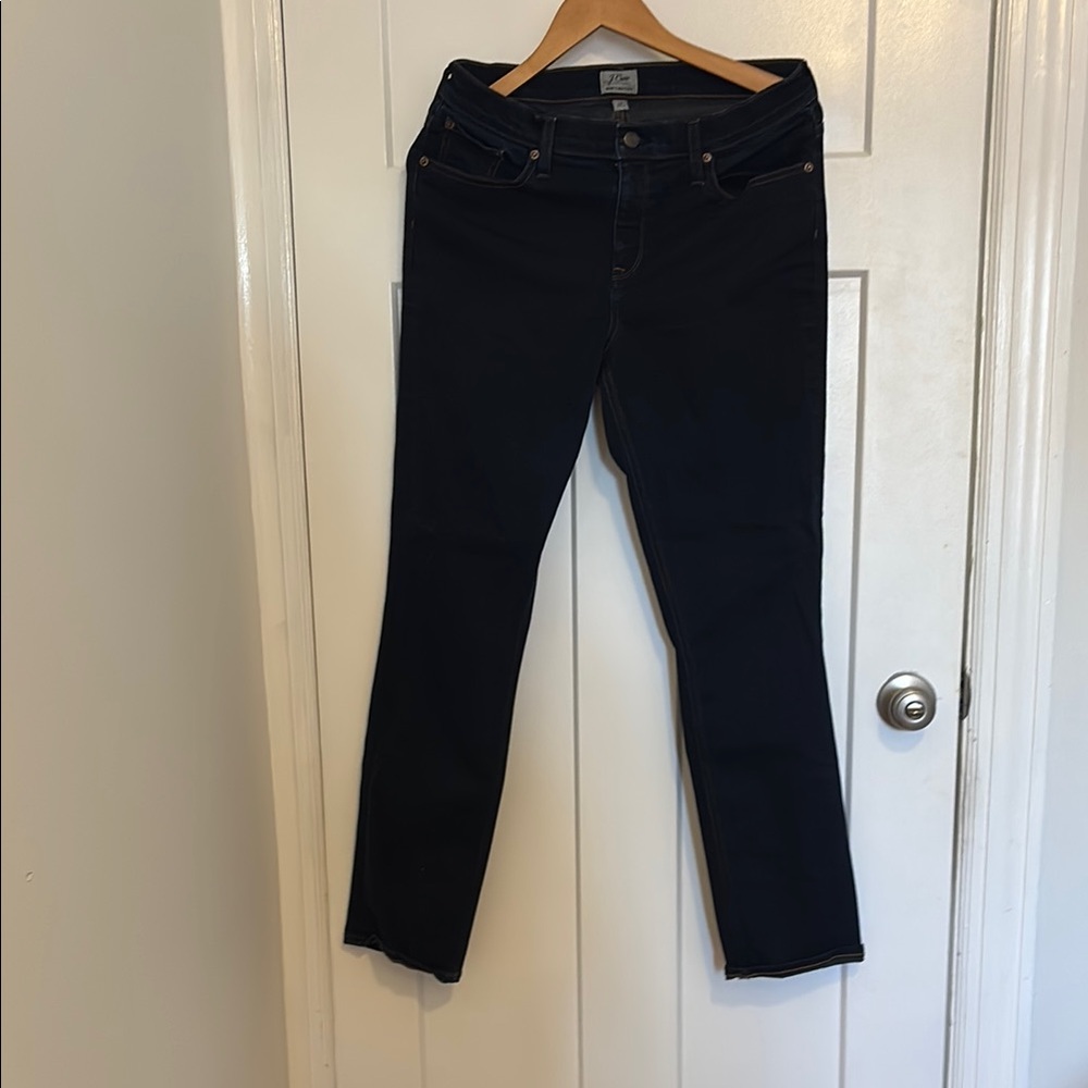 Women's Dark Indigo J Crew Matchstick Jeans